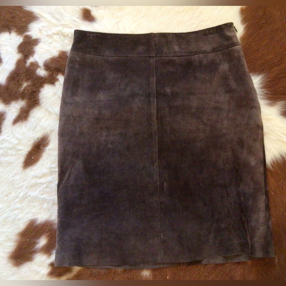 Vintage Express suede skirt